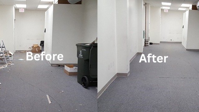 Before (2) Office Cleaning Service